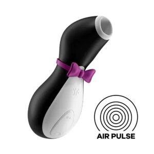 Stimulátor klitorisu SATISFYER PENGUIN černobílý