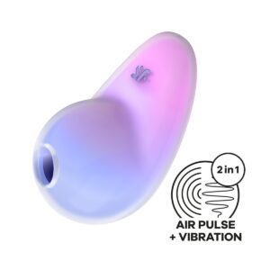 Stimulátor klitorisu SATISFYER Pixie Dust fialový-růžový