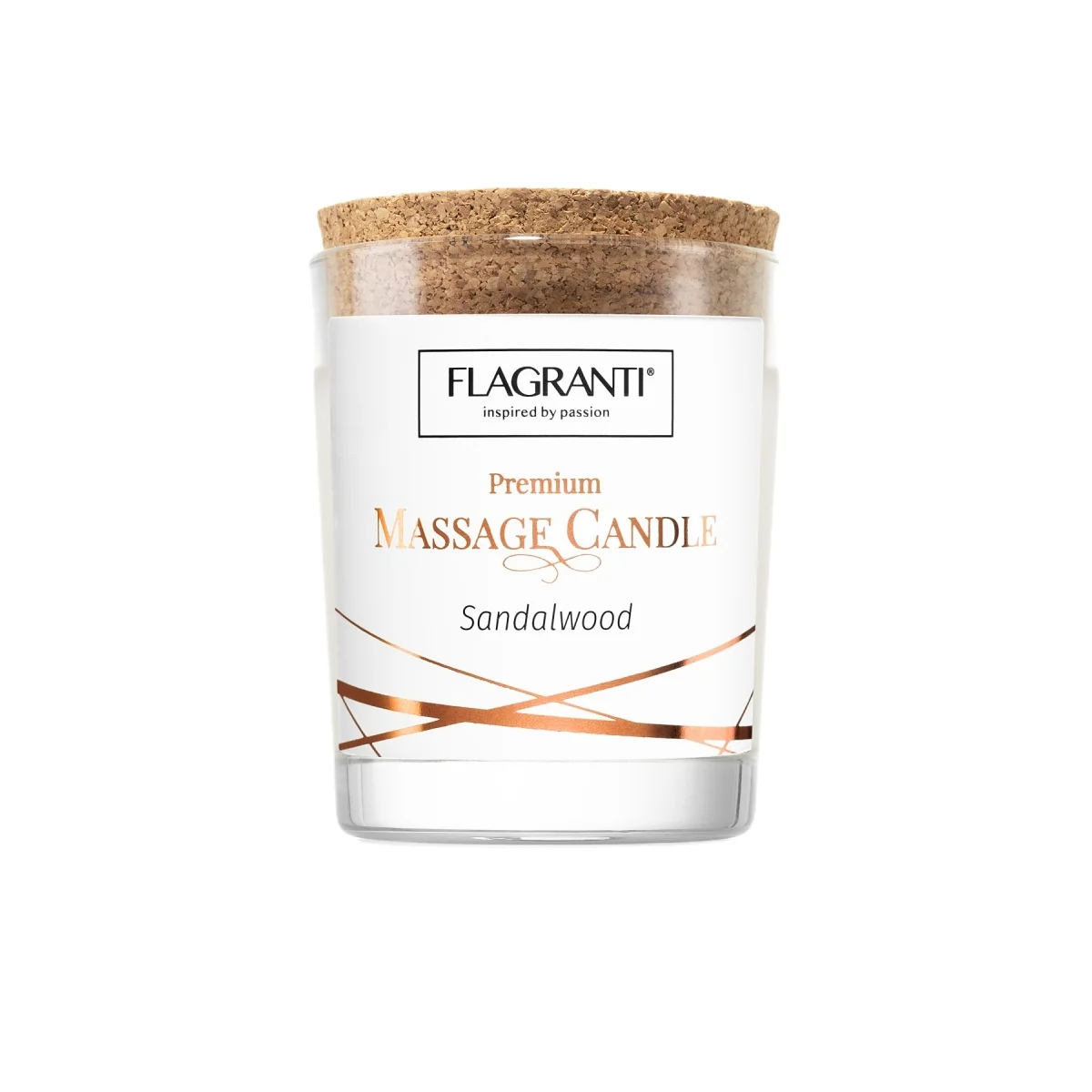 Svíčka masážní FLAGRANTI Sandalwood 70 ml