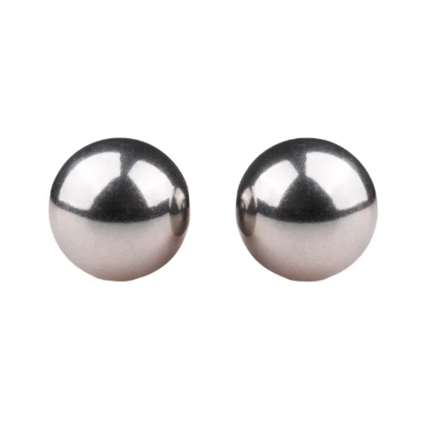Vaginální kuličky EasyToys Ben Wa 19 mm stříbrné