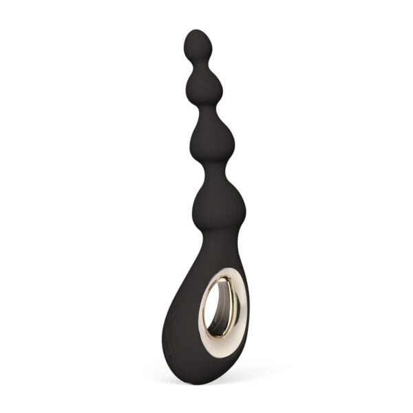 Vibrátor LELO Soraya Beads s análními korálky černý