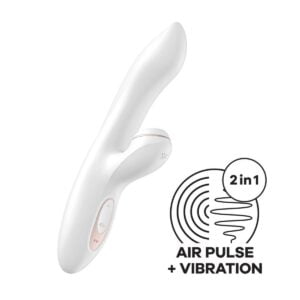 Vibrátor SATISFYER PRO G-SPOT RABBIT bílý + dárek prémiový FLAGRANTI lubrikant