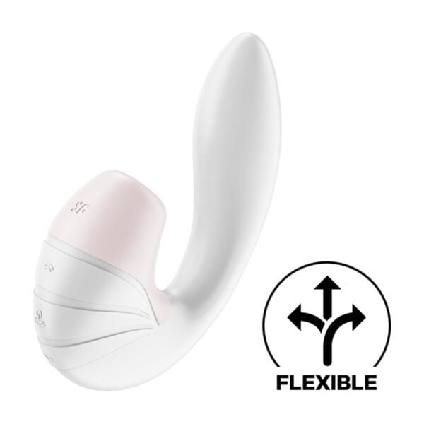 Vibrátor SATISFYER SUPERNOVA DOUBLE AIR PULSE bílý