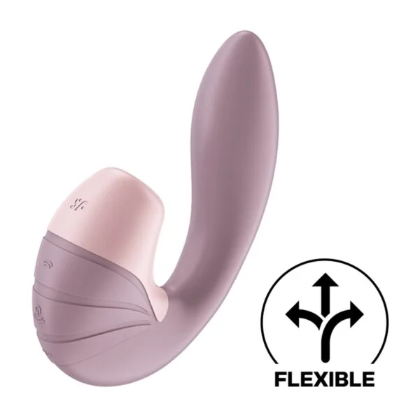 Vibrátor SATISFYER SUPERNOVA DOUBLE AIR PULSE fialový