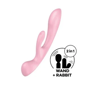 Vibrátor SATISFYER TRIPLE OH růžový