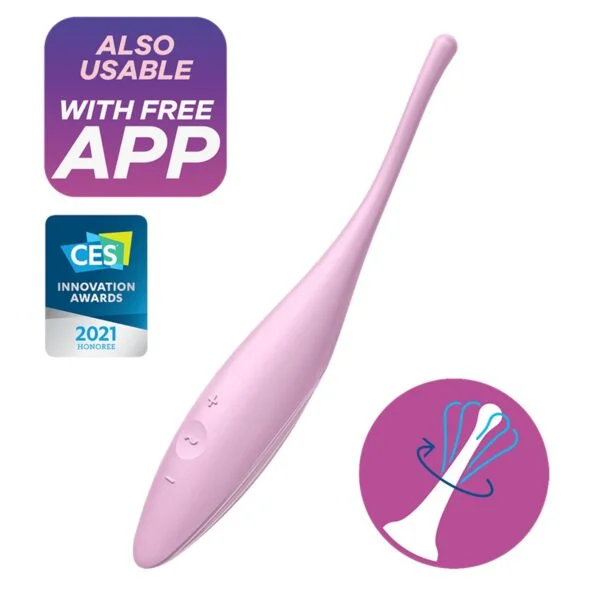 Vibrátor SATISFYER TWIRLING JOY růžový
