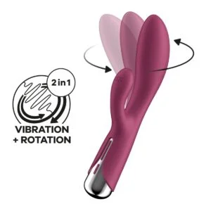 Vibrátor Satisfyer Spinning Rabbit 1 Rotating Shaft červený