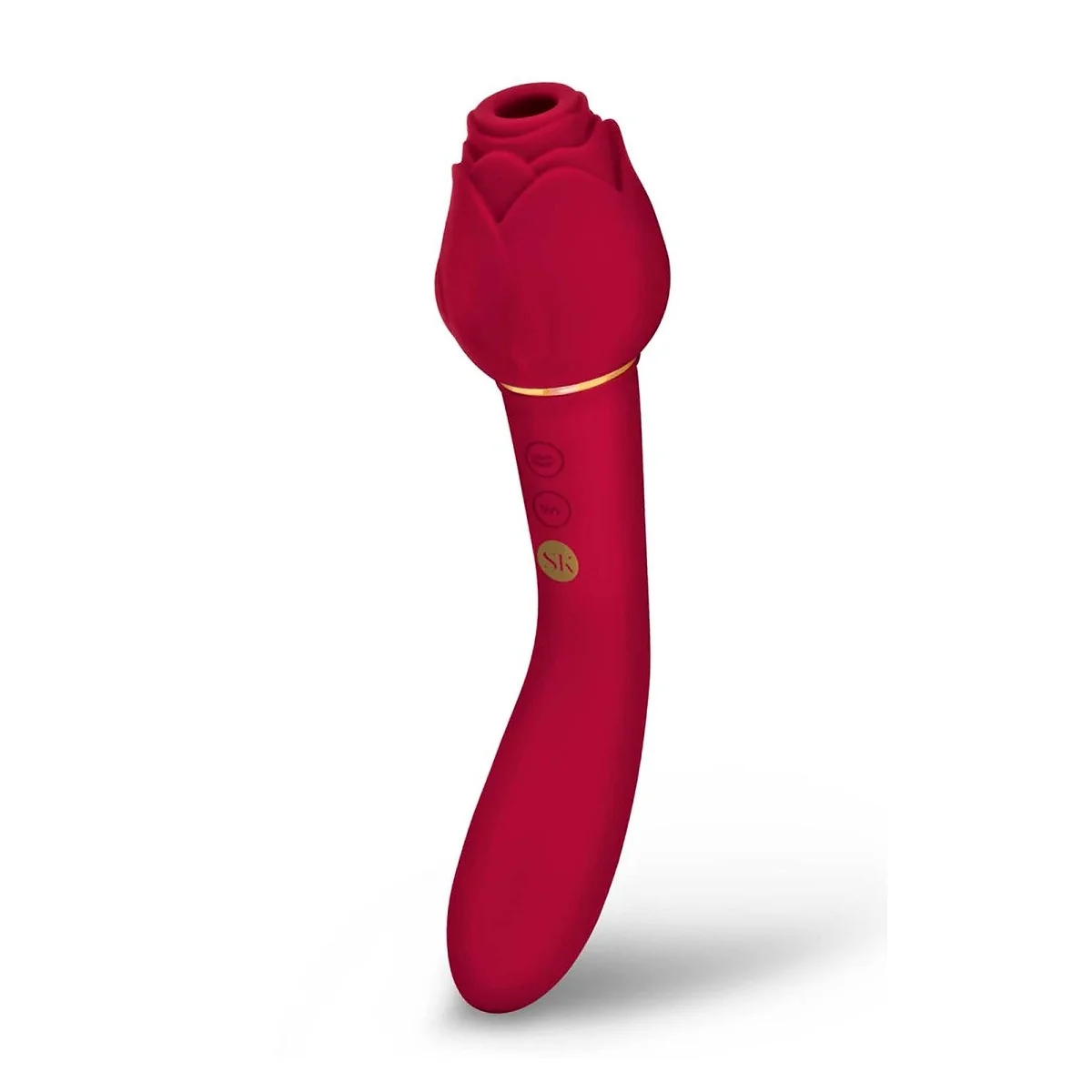 Vibrátor Secret Kisses ROSEGASM TWOSOME SUCTION červený