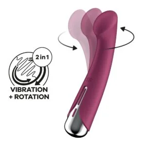 Vibrátor SATISFYER Spinning G-Spot 1 červený