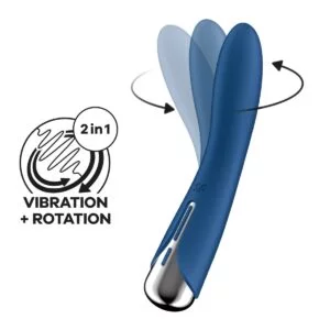 Vibrátor SATISFYER Spinning Vibe 1 modrý