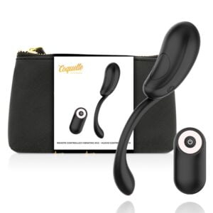 Vibrační vajíčko COQUETTE Remote Control Rechargeable black-gold