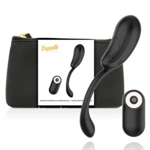Vibrační vajíčko COQUETTE Remote Control Rechargeable black-gold