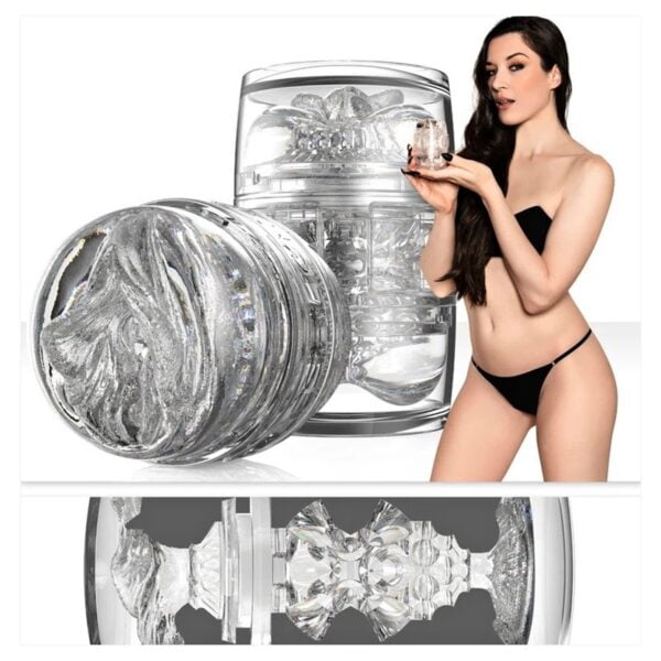 Masturbátor FLESHLIGHT Quickshot Stoya transparentní