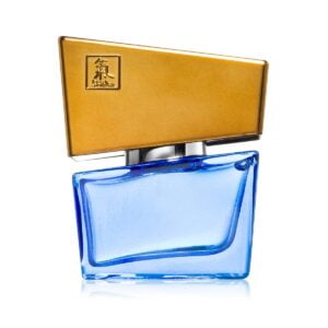 Parfém HOT Shiatsu Fragrance dark blue s feromony pro muže 15 ml