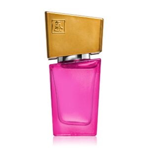 Parfém HOT Shiatsu Fragrance pink s feromony pro ženy 15 ml
