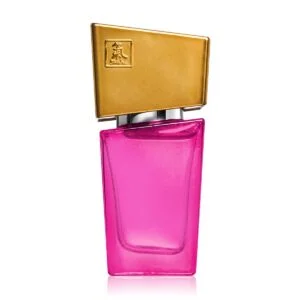 Parfém HOT Shiatsu Fragrance pink s feromony pro ženy 15 ml