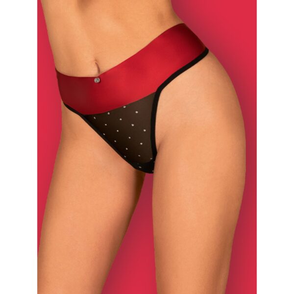 Tanga Obsessive TIENESY černé L-XL