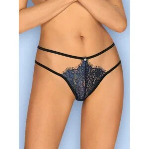 Tanga Obsessive YASSMYNE modrá L-XL