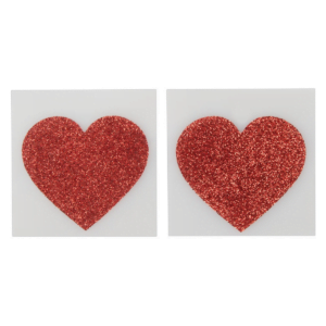 Nálepky na bradavky Titty Stickers heart