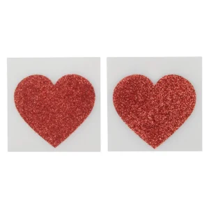 Nálepky na bradavky Titty Stickers heart