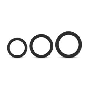 Sada kroužků na penis EasyToys EXPLORE RING 3 ks černá