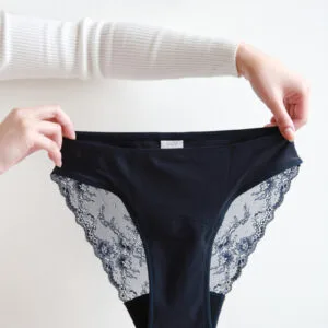 SAYU Menstruační kalhotky Modré brazilky velikost 40
