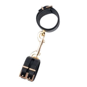 Pouta na ruce GP PREMIUM HANDCUFF WITH HOOK black