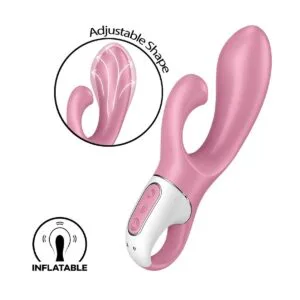 Vibrátor SATISFYER AIR PUMP BUNNY 2 růžový