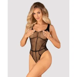Body otevřené Obsessive B336 černé S-L