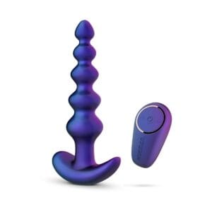 Kolík anální HUEMAN Galaxy Force Vibrating Butt Plug with Remote modrý