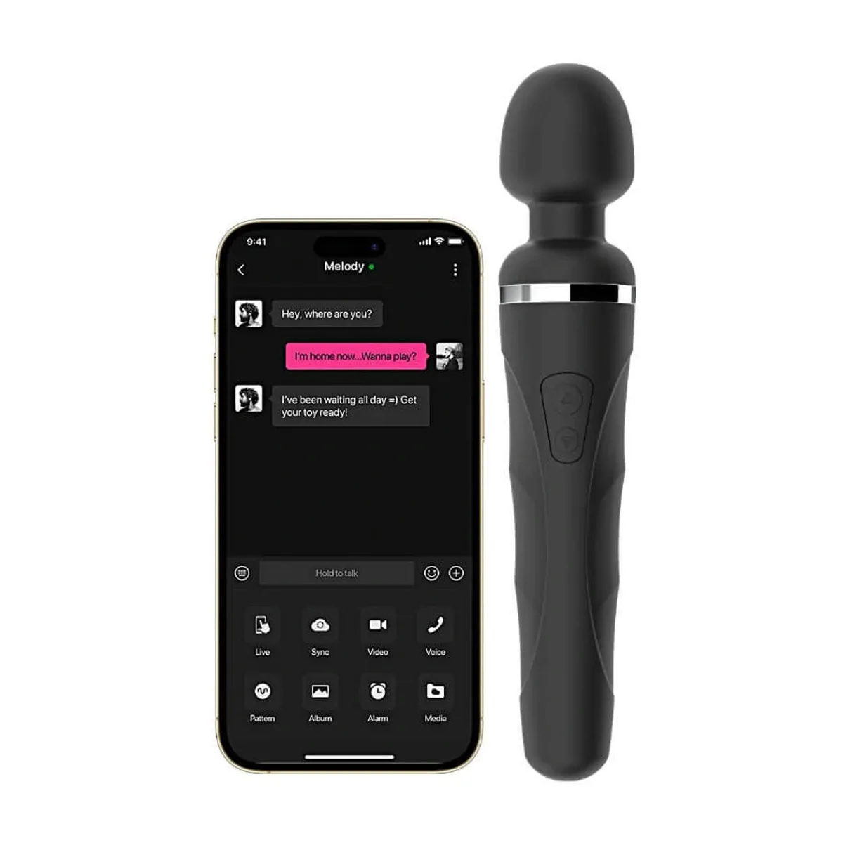 Masážní hlavice LOVENSE DOMI 2 černá