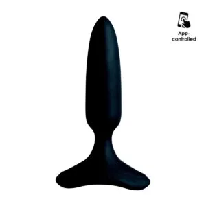 Kolík anální LOVENSE Hush 2 Butt Plug 25 mm černý XS