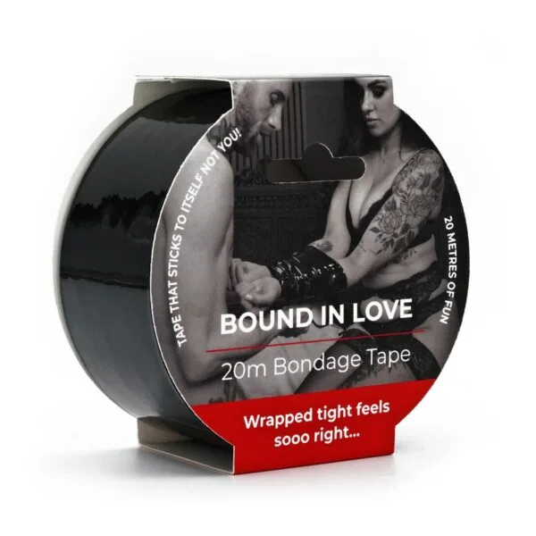 Páska na bondáž SEI MIO Pleasure Bound 20 m černá
