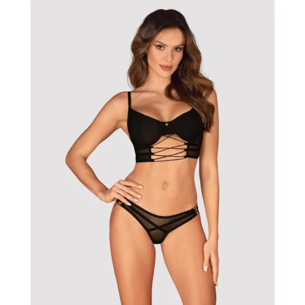 Souprava Obsessive Roxelia 2 PC Set černá XL-2XL