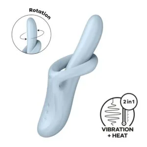 Vibrátor SATISFYER Heat Flex 4 šedý