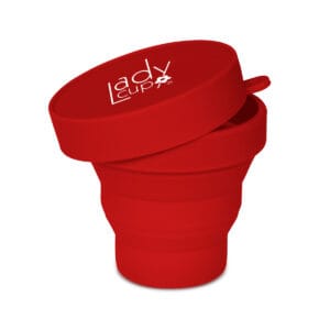 Sterilizační kelímek LadyCup červený