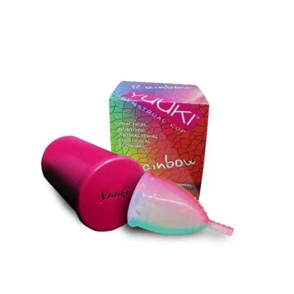 Yuuki Menstruační kalíšek RAINBOW LINE vel. 2