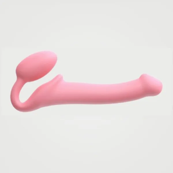 Dildo připínací Strap-on-me Bendable růžové L