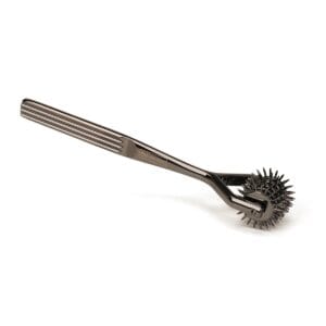 Neurologické kolečko Liebe Seele X-Rose Five-Row Wartenberg Pinwheel šedé