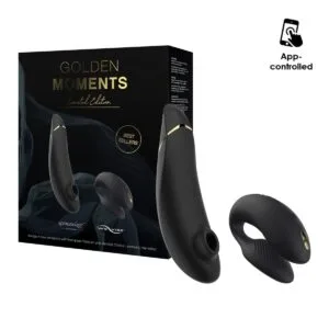 Sada Golden Moments 2 Womanizer Premium + We-Vibe Chorus černá