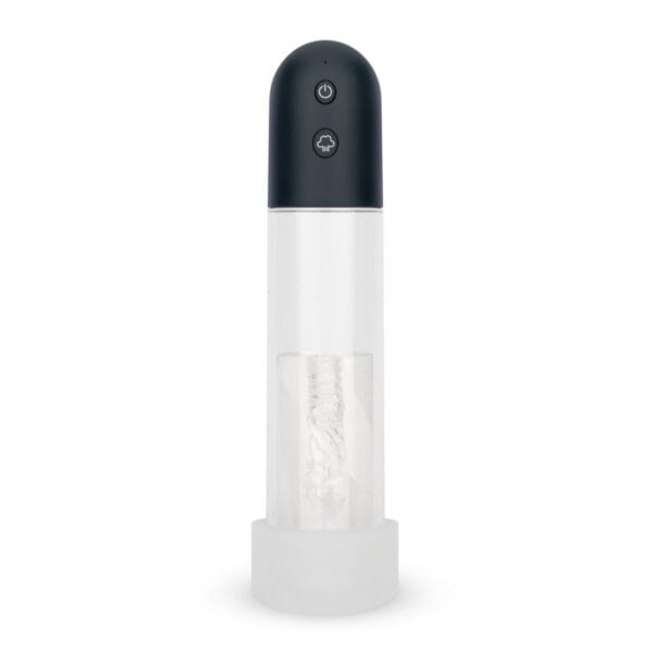 Vakuová pumpa Boners Automatic Penis Pump with Sleeve modrá