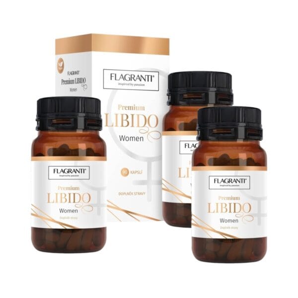 SET FLAGRANTI PREMIUM LIBIDO women 90 kapslí 3 ks