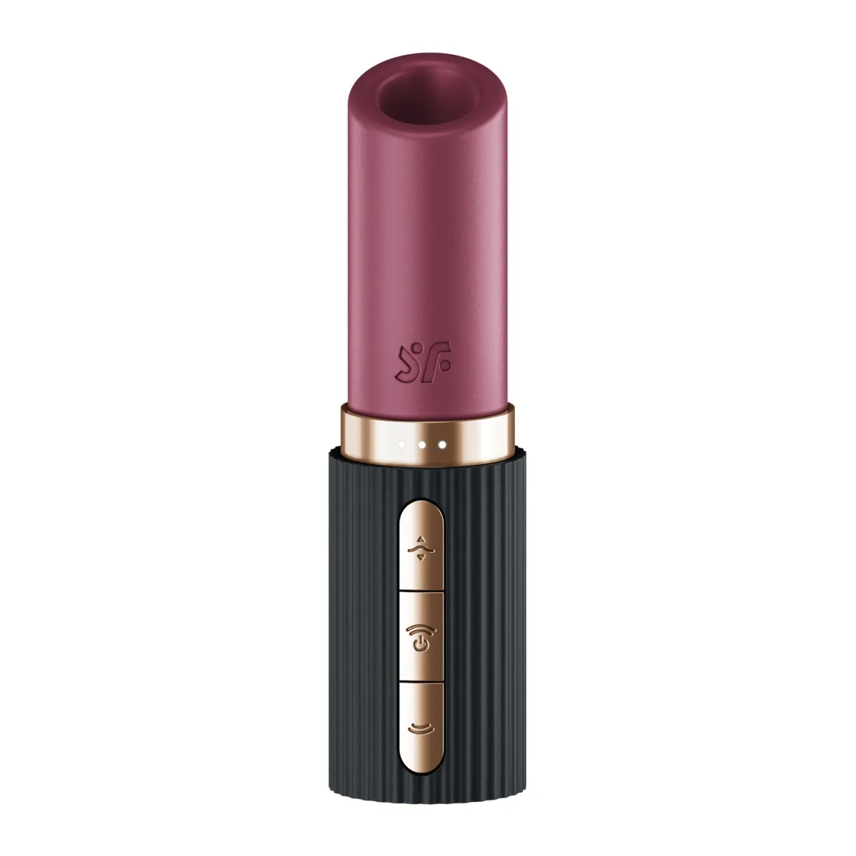 Stimulátor klitorisu SATISFYER Deep Kiss vínový