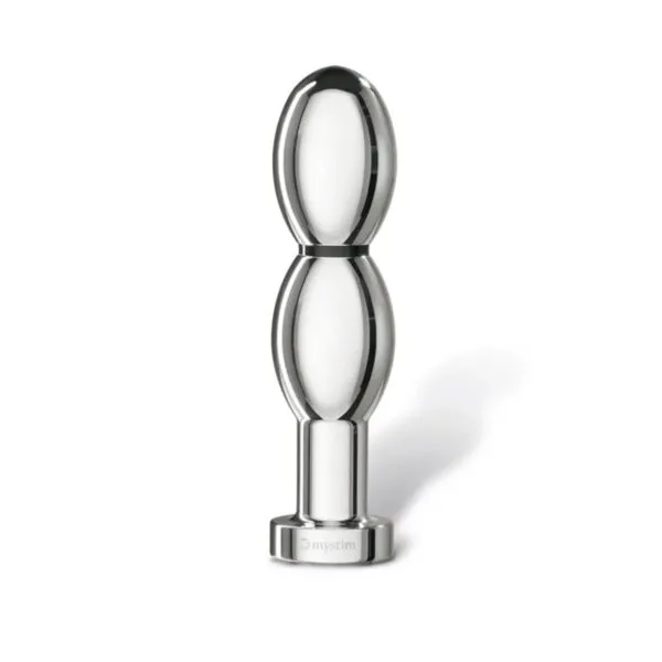 Dildo Mystim O(h!)-THELLO eStim stříbrné