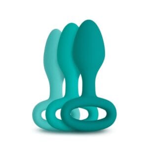 Sada análních kolíků PlusOne Plug Training Set 3 ks zelená