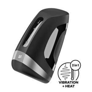 Masturbátor SATISFYER MEN HEAT VIBRATION černý