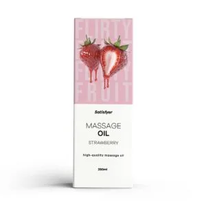 Olej masážní SATISFYER Strawberry 250 ml