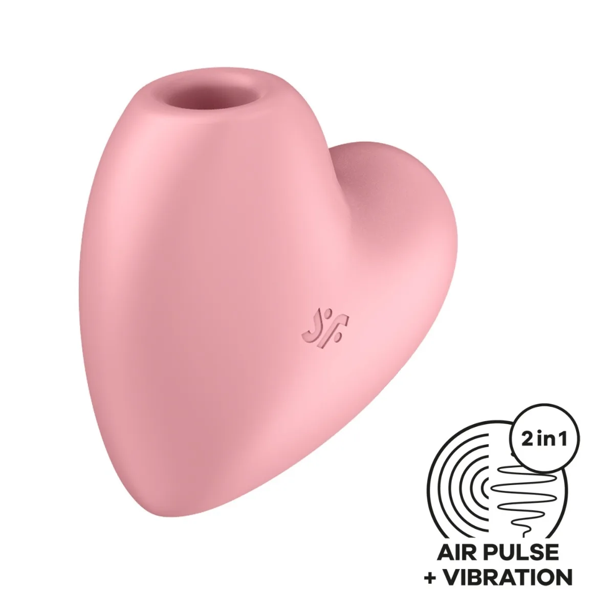 Stimulátor klitorisu SATISFYER CUTIE HEART růžový