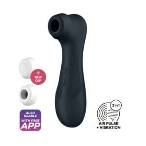 Stimulátor klitorisu SATISFYER PRO 2 GENERATION 3 Connect App černý