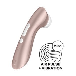 Stimulátor klitorisu SATISFYER PRO 2+ růžový